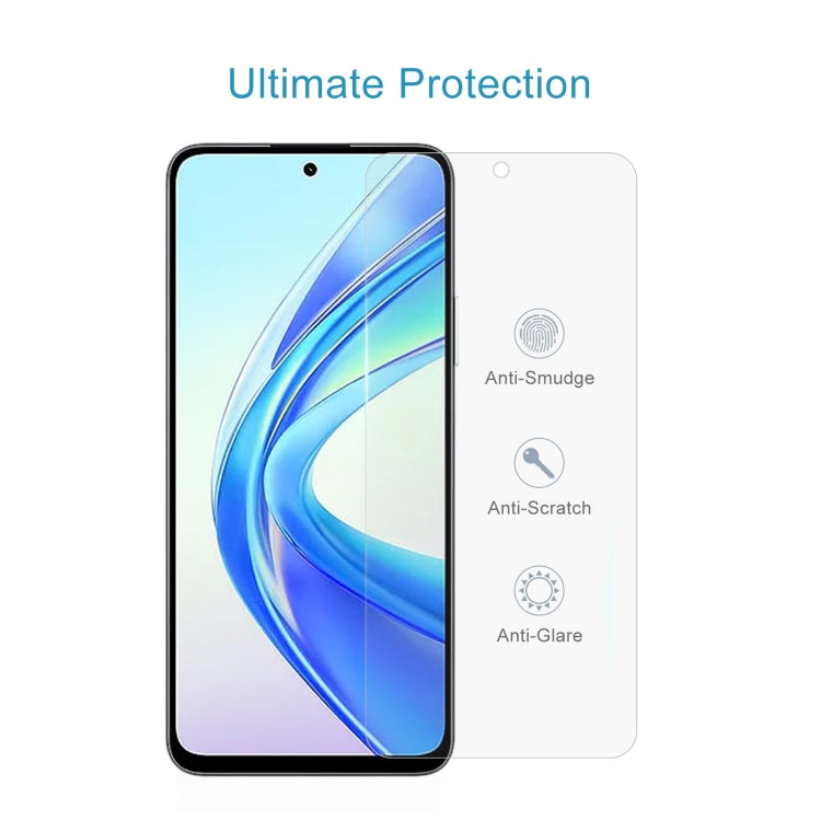 For Honor X7b 5G 50MP 50pcs 0.26mm 9H 2.5D Tempered Glass Film