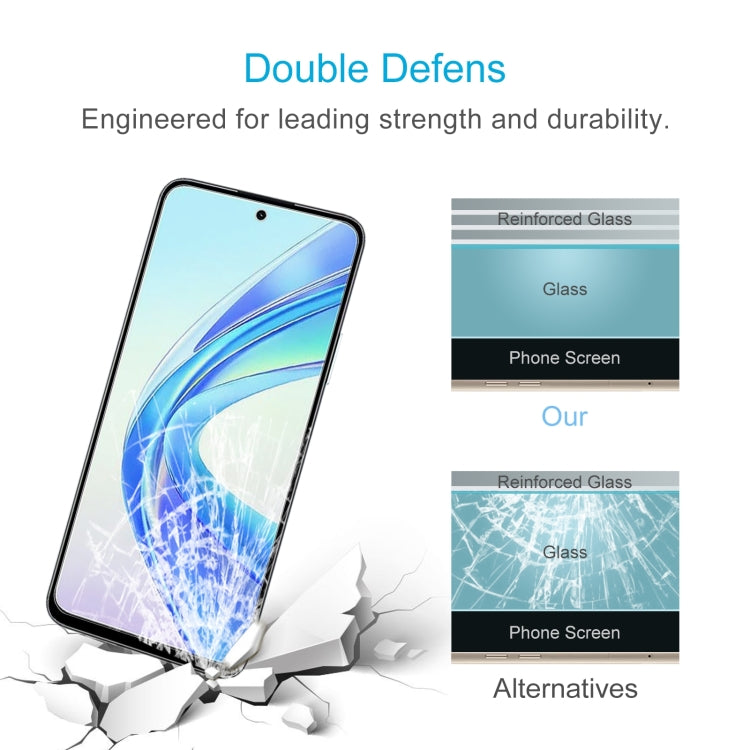 For Honor X7b 5G 50MP 50pcs 0.26mm 9H 2.5D Tempered Glass Film