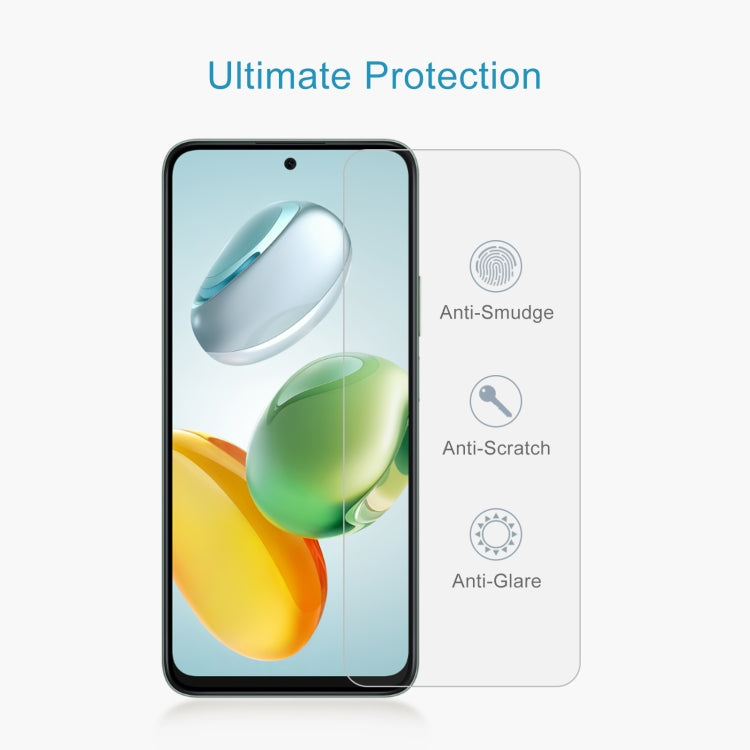 For Honor Play 60 Plus / 200 Smart 50pcs 0.26mm 9H 2.5D Tempered Glass Film