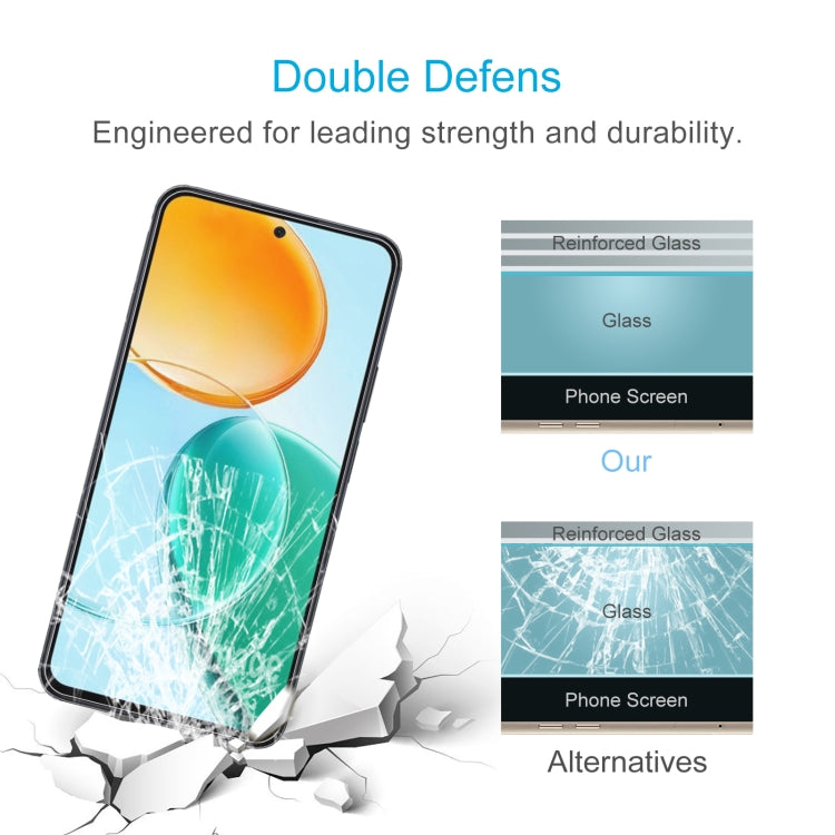 For Honor Play 9T 5G / X7C 4G / 5G 50pcs 0.26mm 9H 2.5D Tempered Glass Film