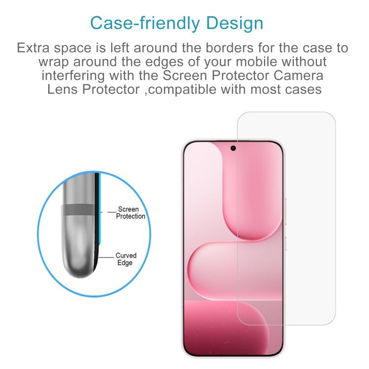 For Honor 500 Global 155.8mm 50pcs 0.26mm 9H 2.5D Tempered Glass Film