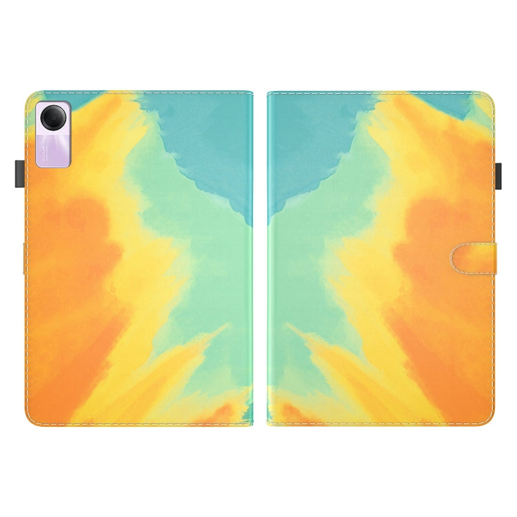 For Xiaomi Redmi Pad SE 11 inch Watercolor Pattern Flip Leather Tablet Case