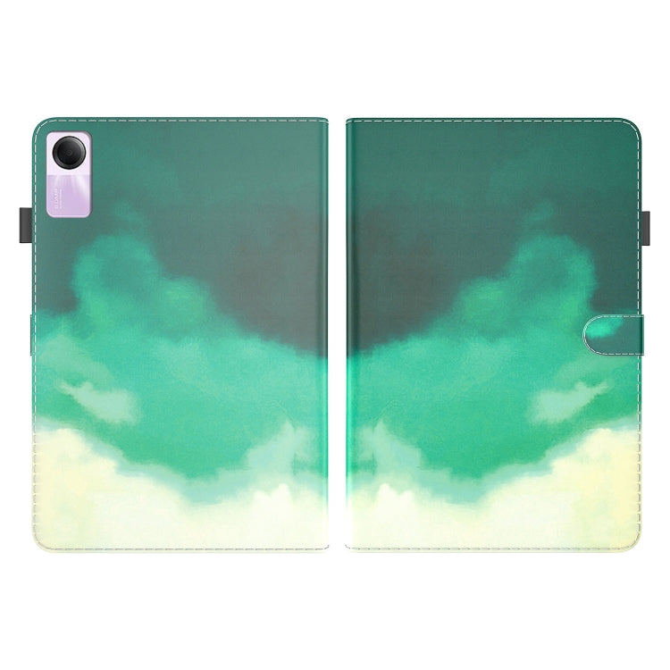 For Xiaomi Redmi Pad SE 11 inch Watercolor Pattern Flip Leather Tablet Case