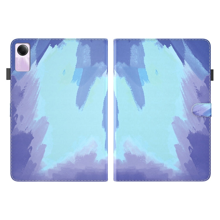 For Xiaomi Redmi Pad SE 11 inch Watercolor Pattern Flip Leather Tablet Case