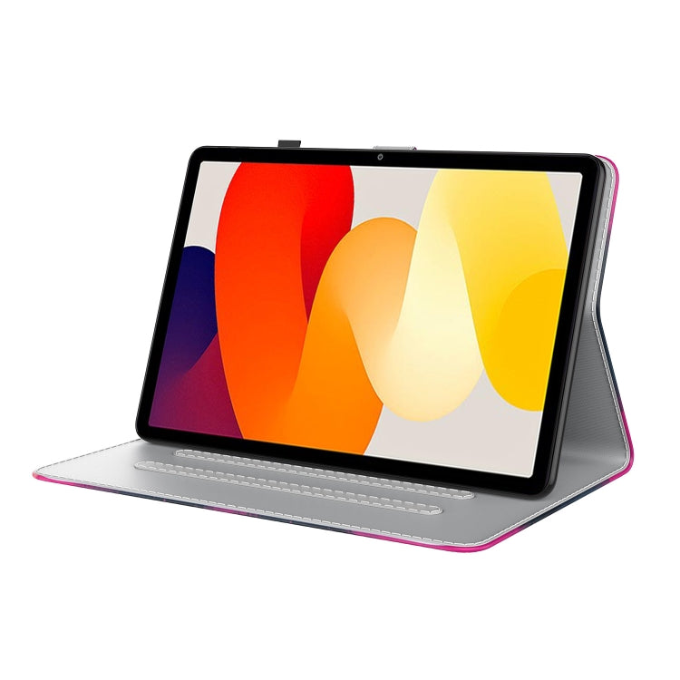 For Xiaomi Redmi Pad SE 11 inch Watercolor Pattern Flip Leather Tablet Case