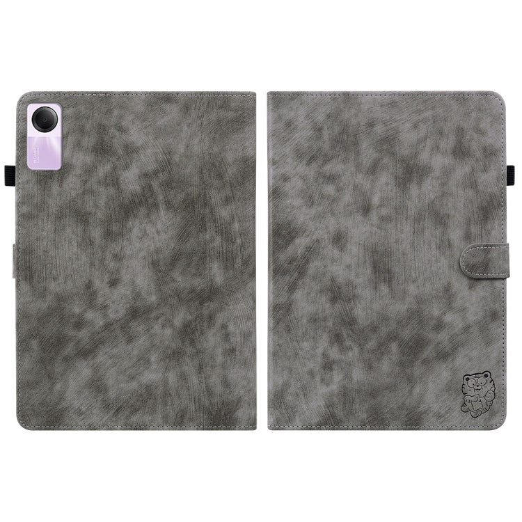 For Xiaomi Redmi Pad SE 11 inch Tiger Pattern Flip Leather Tablet Case