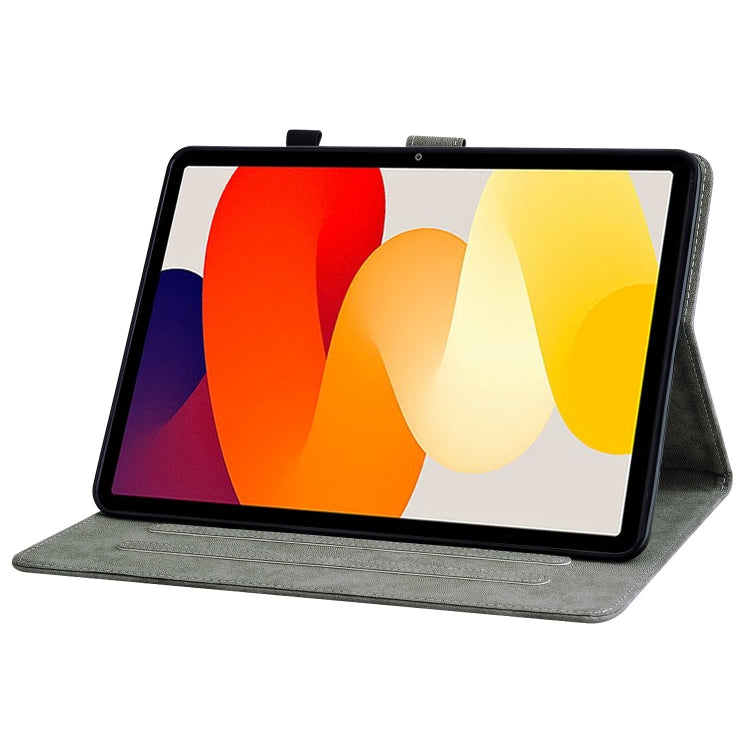 For Xiaomi Redmi Pad SE 11 inch Tiger Pattern Flip Leather Tablet Case