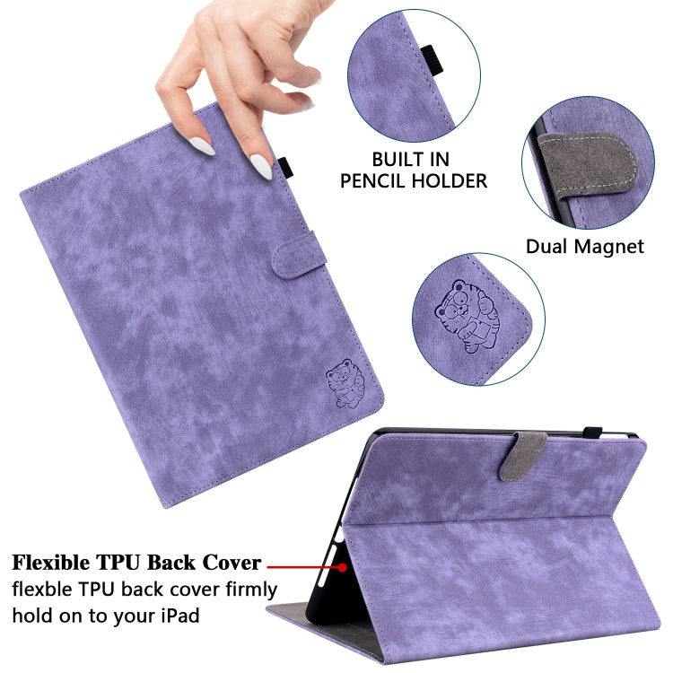 For Xiaomi Redmi Pad SE 11 inch Tiger Pattern Flip Leather Tablet Case