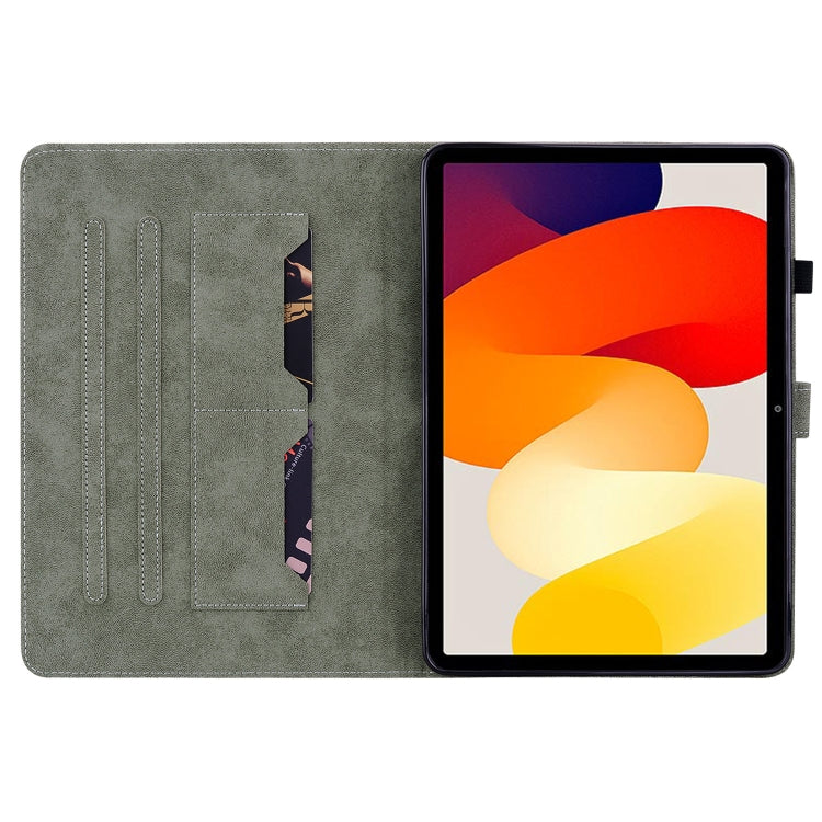For Xiaomi Redmi Pad SE 11 inch Tiger Pattern Flip Leather Tablet Case