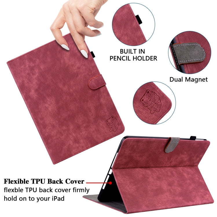 For Xiaomi Redmi Pad SE 11 inch Tiger Pattern Flip Leather Tablet Case