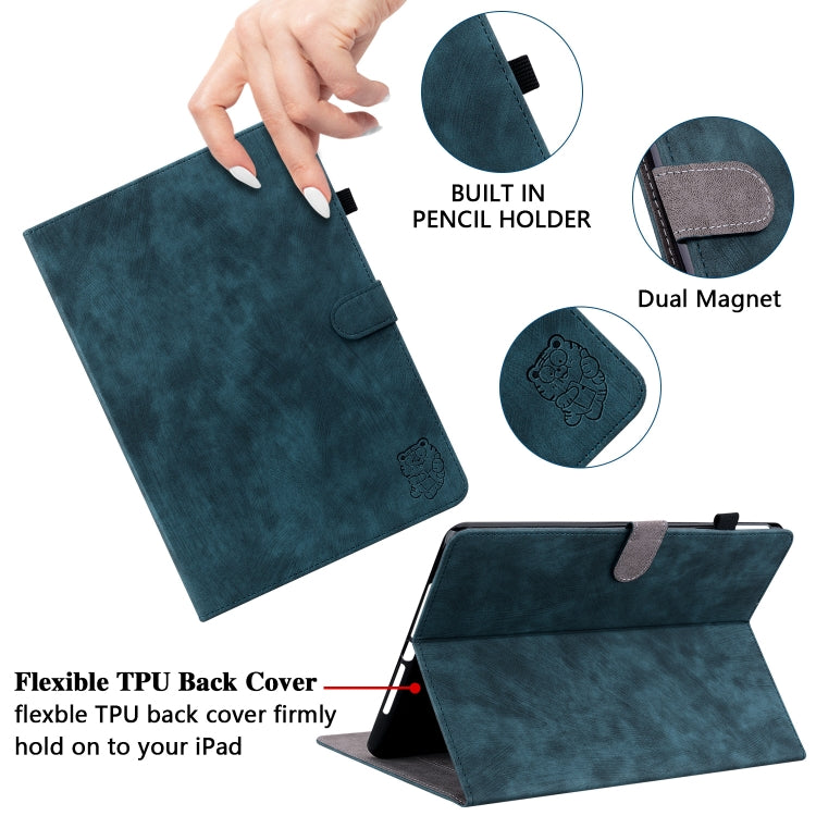 For Xiaomi Redmi Pad SE 11 inch Tiger Pattern Flip Leather Tablet Case