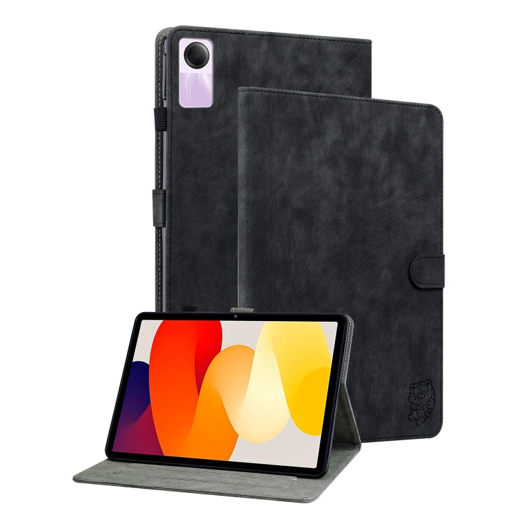 For Xiaomi Redmi Pad SE 11 inch Tiger Pattern Flip Leather Tablet Case