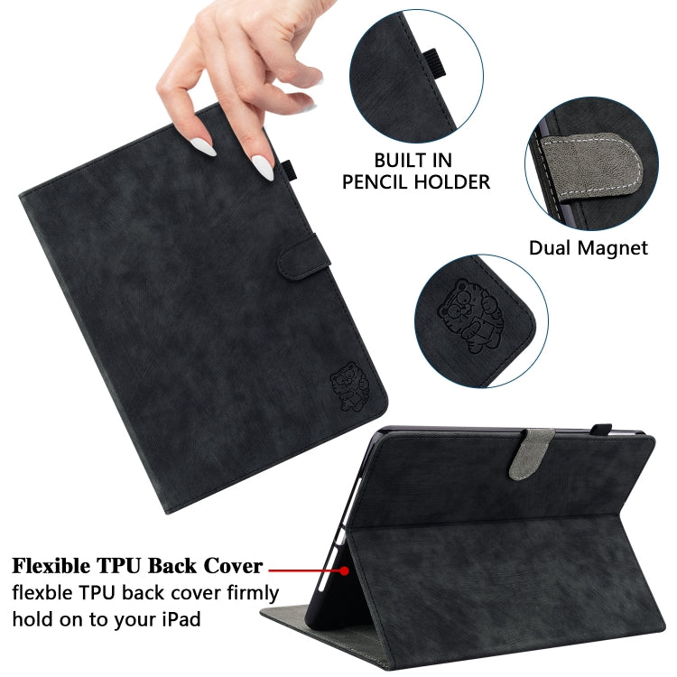 For Xiaomi Redmi Pad SE 11 inch Tiger Pattern Flip Leather Tablet Case