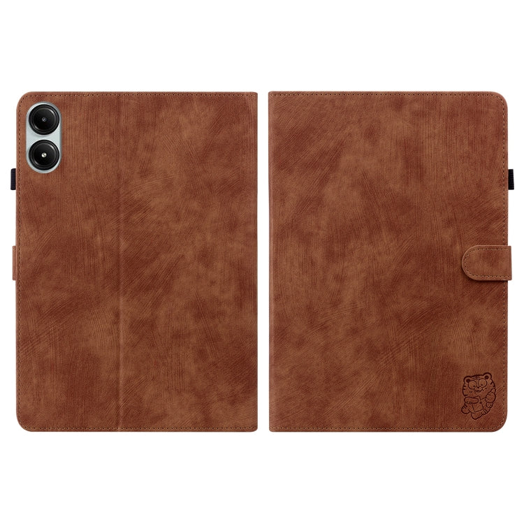For Xiaomi Redmi Pad Pro 12.1 Tiger Pattern Flip Leather Tablet Case