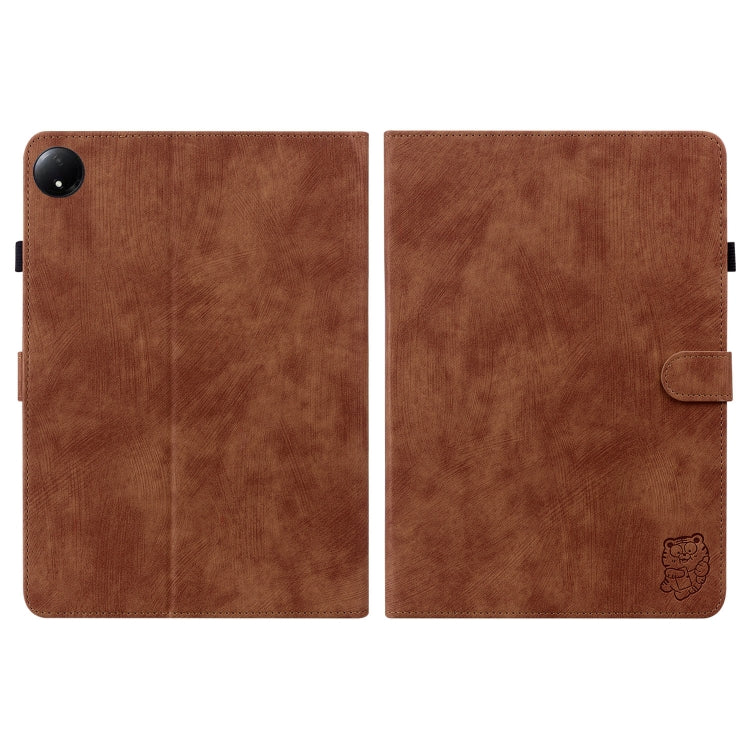 For Xiaomi Redmi Pad SE 8.7 Tiger Pattern Flip Leather Tablet Case