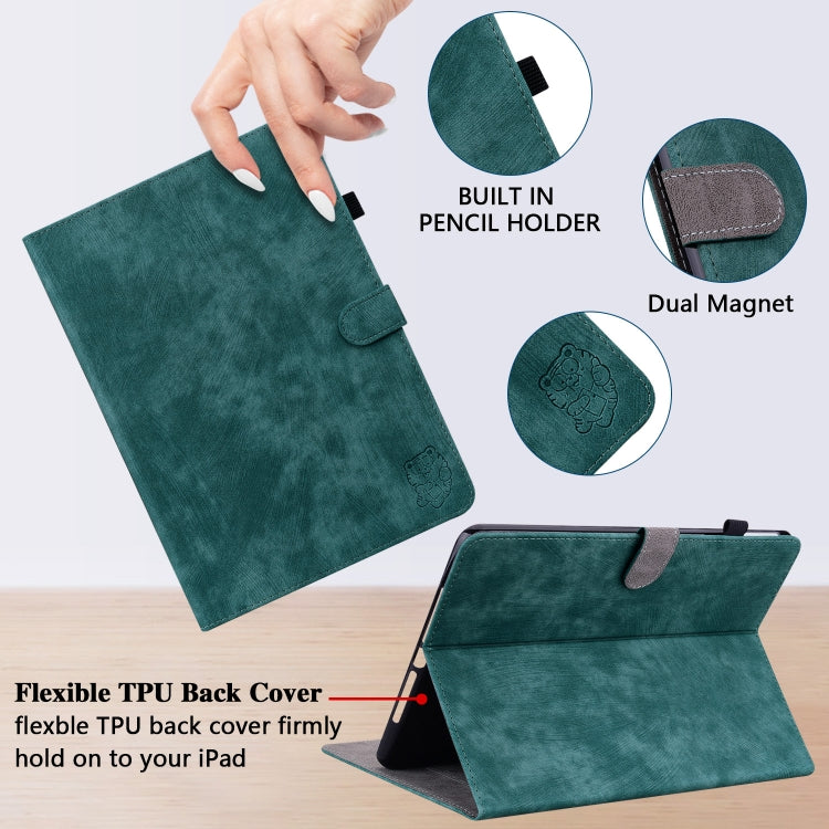 For Xiaomi Redmi Pad SE 8.7 Tiger Pattern Flip Leather Tablet Case
