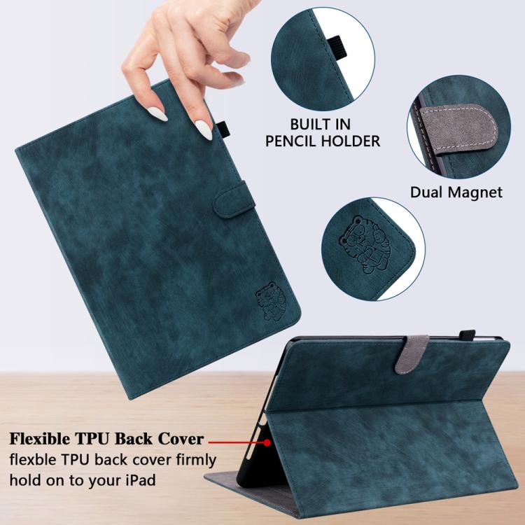 For Xiaomi Redmi K Pad 8.8 inch Tiger Pattern Flip Leather Tablet Case