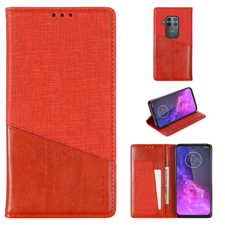For Motorola Moto One Pro MUXMA MX109 Horizontal Flip Leather Case with Holder & Card Slot & Wallet Function