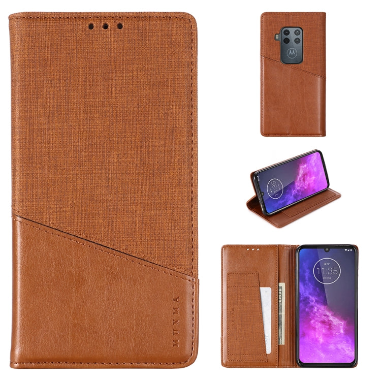 For Motorola Moto One Pro MUXMA MX109 Horizontal Flip Leather Case with Holder & Card Slot & Wallet Function