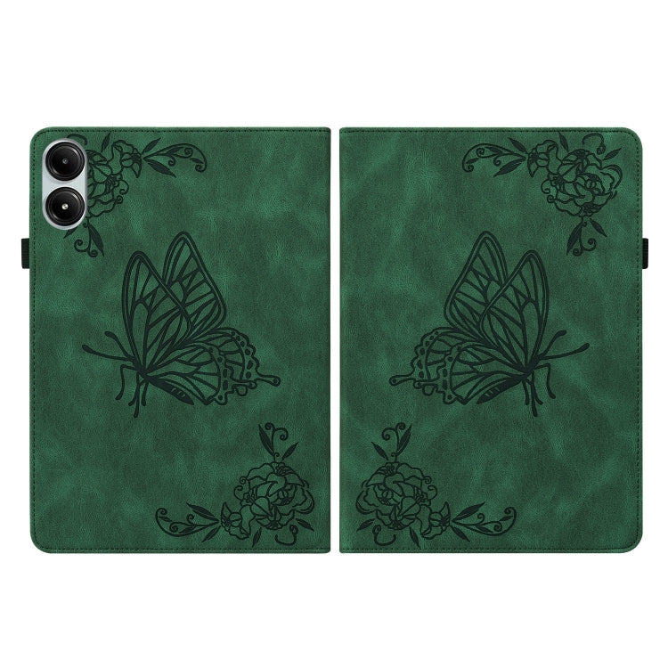 For Xiaomi Redmi Pad Pro 12.1 Butterfly Flower Embossed Leather Tablet Case