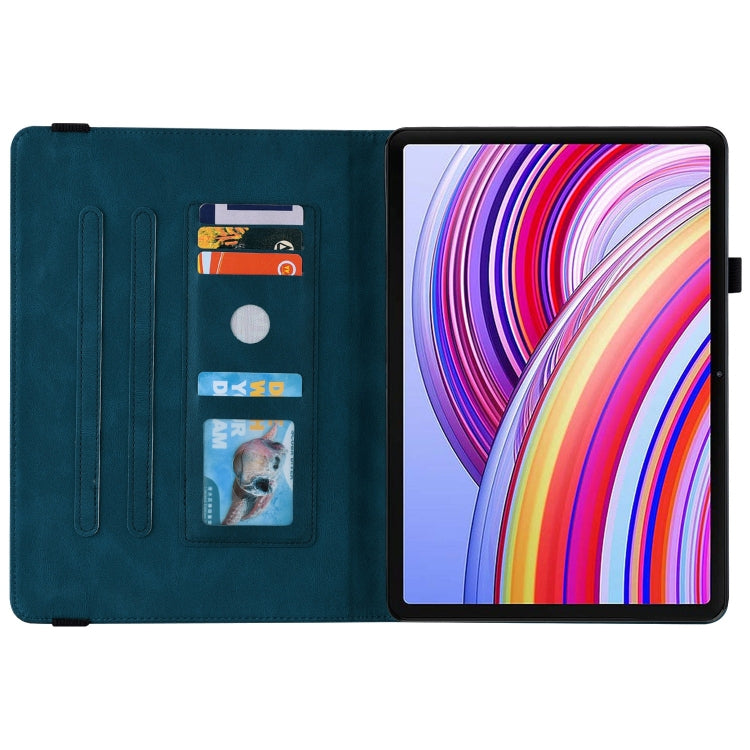 For Xiaomi Redmi Pad Pro 12.1 Butterfly Flower Embossed Leather Tablet Case