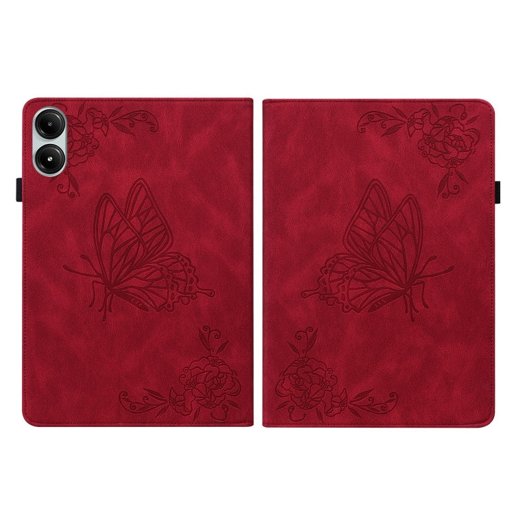 For Xiaomi Redmi Pad Pro 12.1 Butterfly Flower Embossed Leather Tablet Case