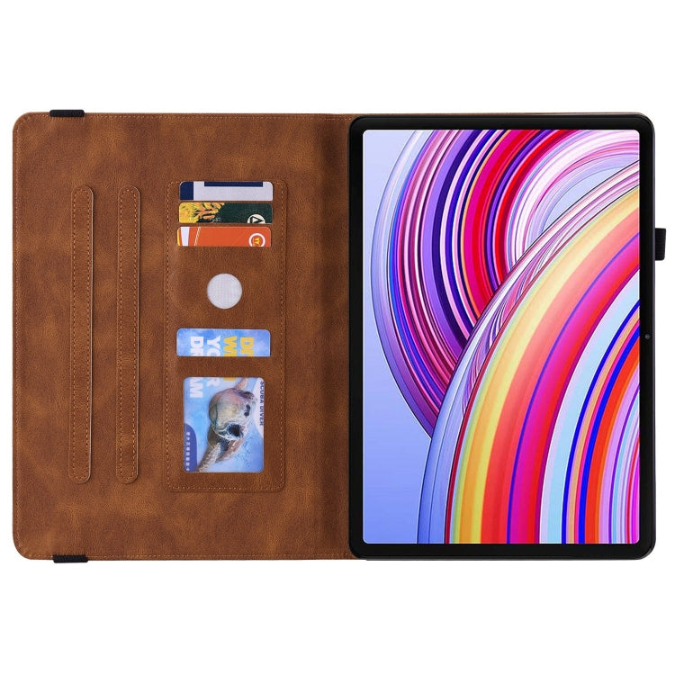 For Xiaomi Redmi Pad Pro 12.1 Butterfly Flower Embossed Leather Tablet Case