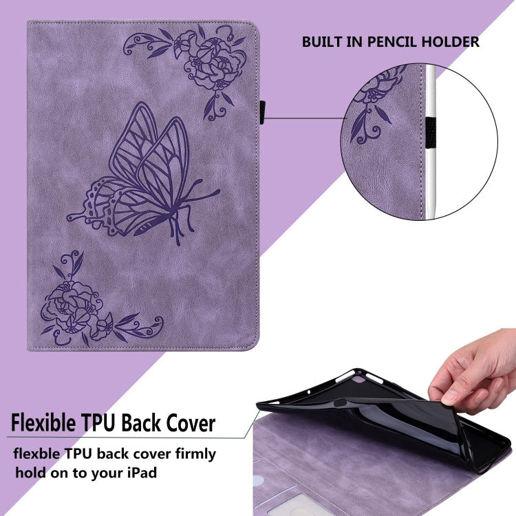 For Xiaomi Redmi Pad Pro 12.1 Butterfly Flower Embossed Leather Tablet Case