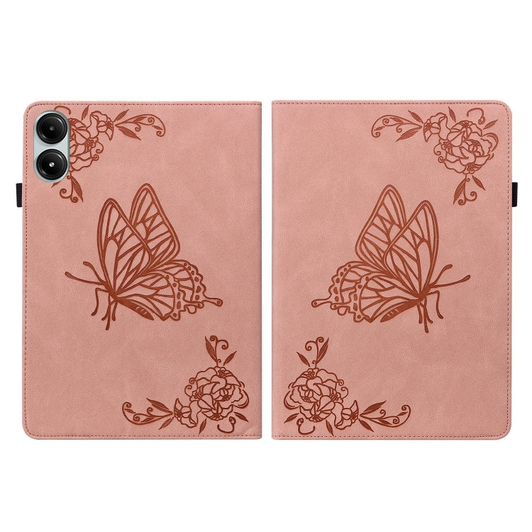 For Xiaomi Redmi Pad Pro 12.1 Butterfly Flower Embossed Leather Tablet Case