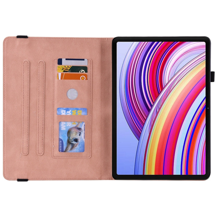 For Xiaomi Redmi Pad Pro 12.1 Butterfly Flower Embossed Leather Tablet Case
