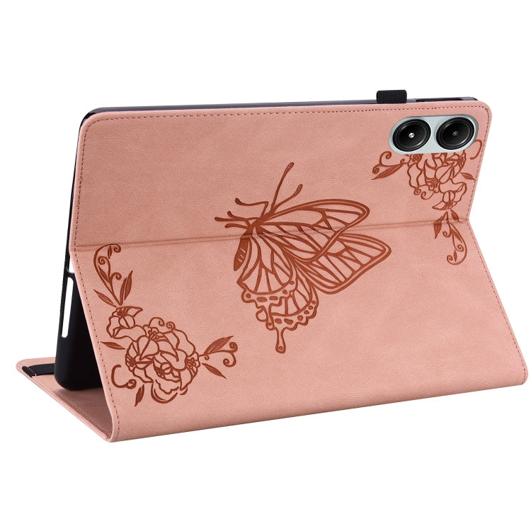For Xiaomi Redmi Pad Pro 12.1 Butterfly Flower Embossed Leather Tablet Case
