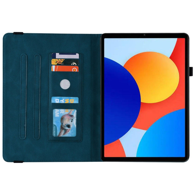 For Xiaomi Redmi Pad SE 8.7 Butterfly Flower Embossed Leather Tablet Case