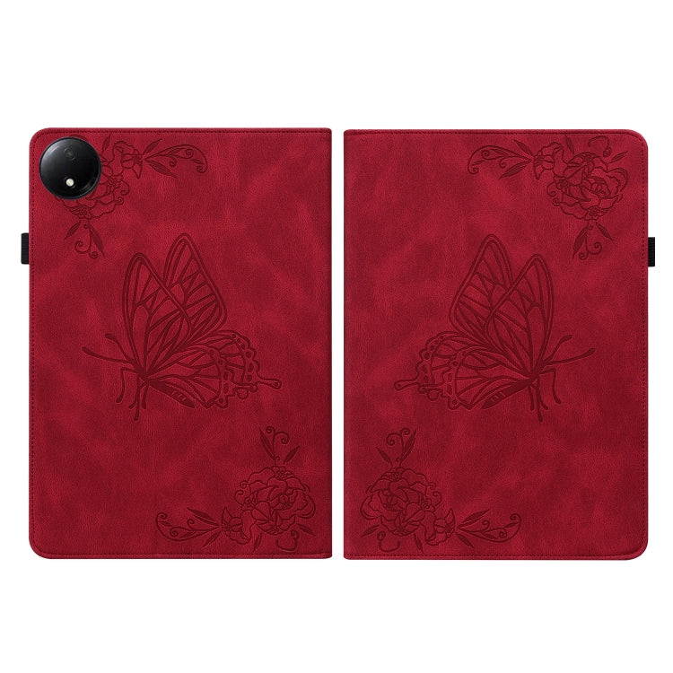 For Xiaomi Redmi Pad SE 8.7 Butterfly Flower Embossed Leather Tablet Case