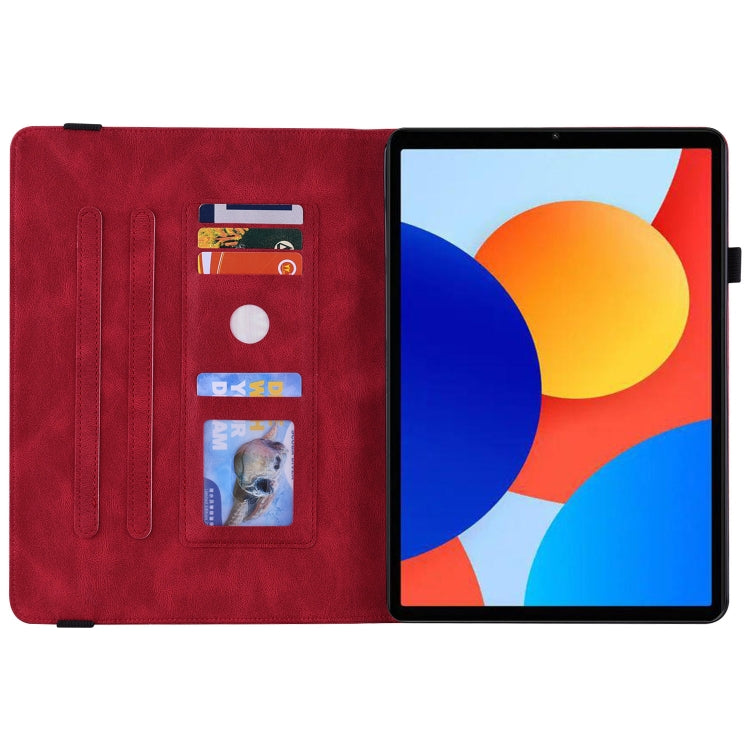 For Xiaomi Redmi Pad SE 8.7 Butterfly Flower Embossed Leather Tablet Case
