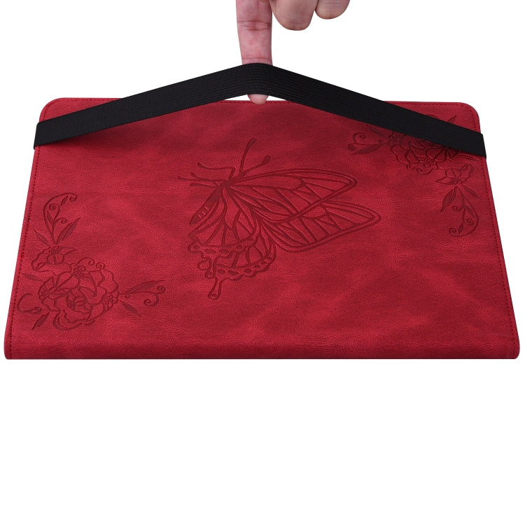 For Xiaomi Redmi Pad SE 8.7 Butterfly Flower Embossed Leather Tablet Case