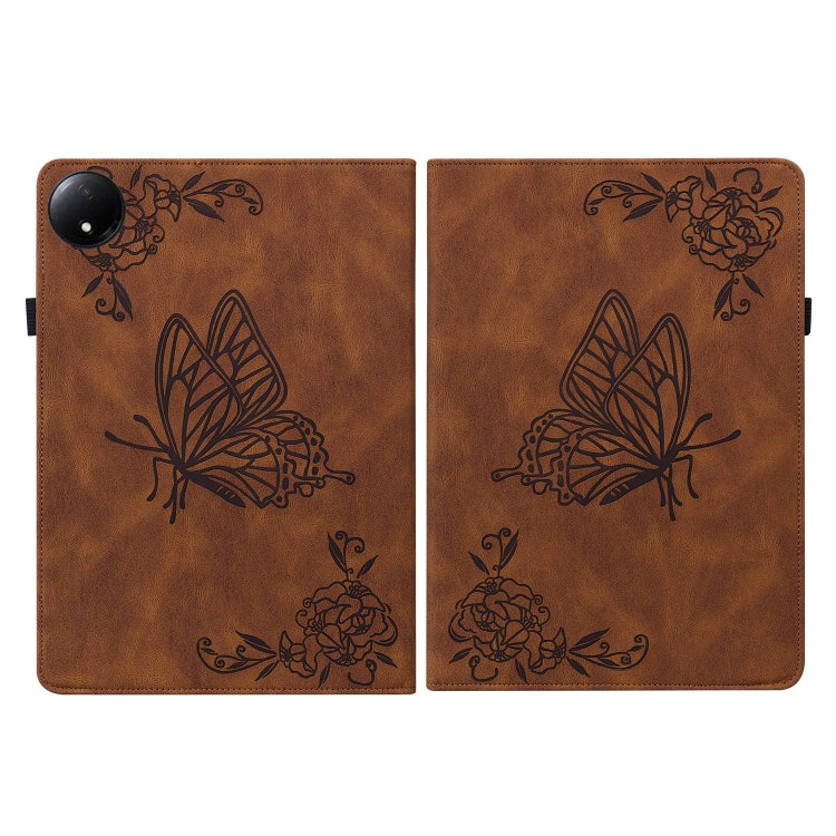 For Xiaomi Redmi Pad SE 8.7 Butterfly Flower Embossed Leather Tablet Case