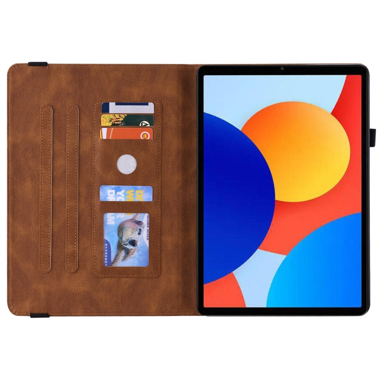 For Xiaomi Redmi Pad SE 8.7 Butterfly Flower Embossed Leather Tablet Case