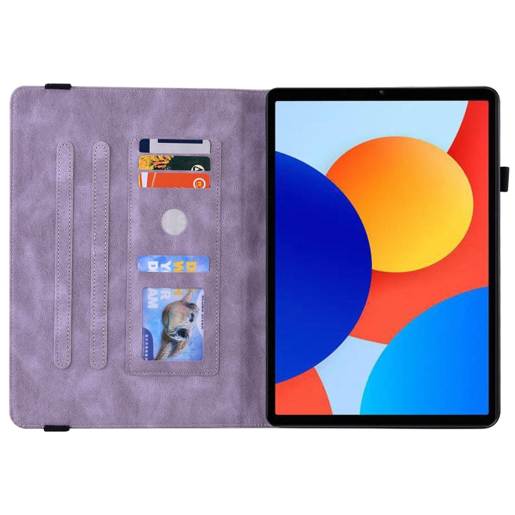 For Xiaomi Redmi Pad SE 8.7 Butterfly Flower Embossed Leather Tablet Case