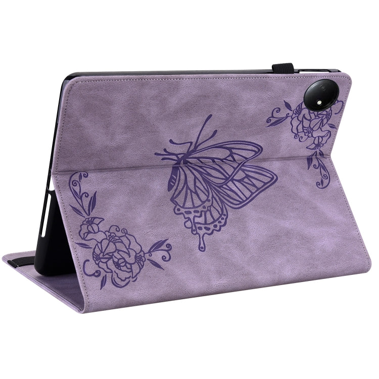 For Xiaomi Redmi Pad SE 8.7 Butterfly Flower Embossed Leather Tablet Case