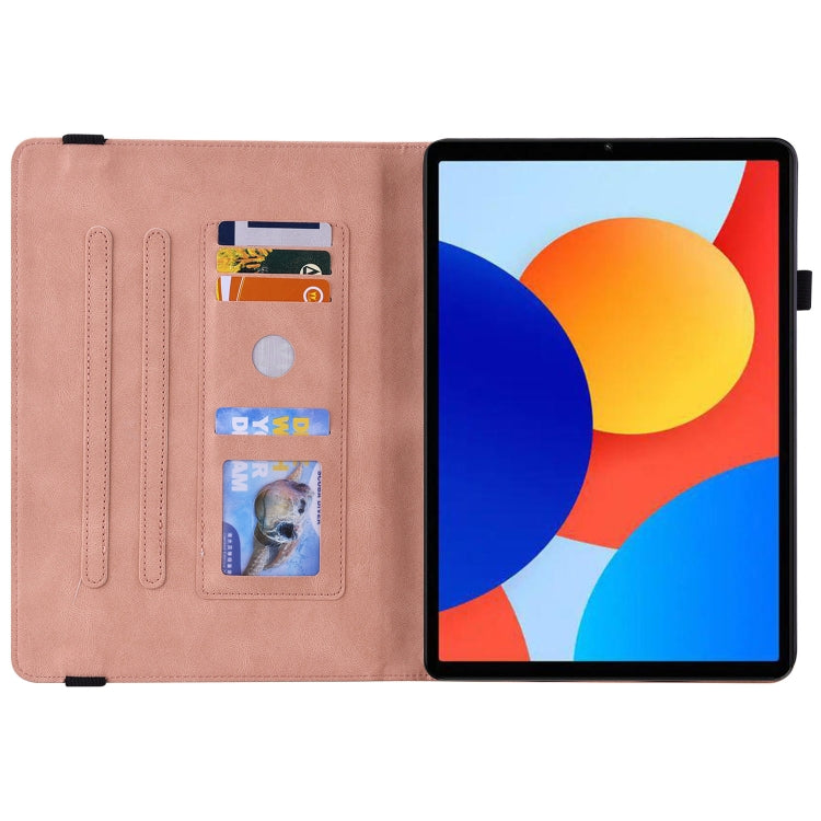 For Xiaomi Redmi Pad SE 8.7 Butterfly Flower Embossed Leather Tablet Case