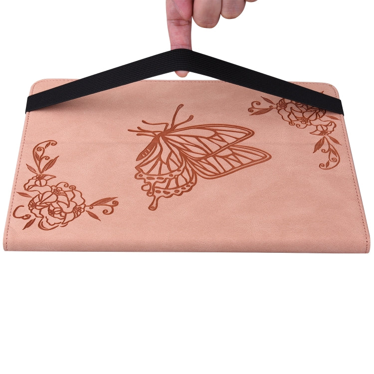 For Xiaomi Redmi Pad SE 8.7 Butterfly Flower Embossed Leather Tablet Case