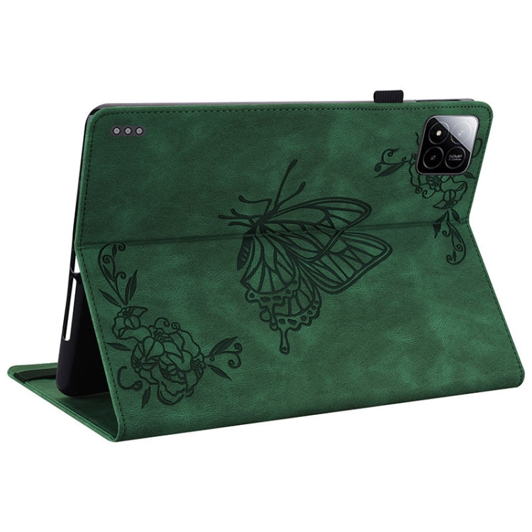 For Xiaomi Pad 7 / Pad 7 Pro Butterfly Flower Embossed Leather Tablet Case