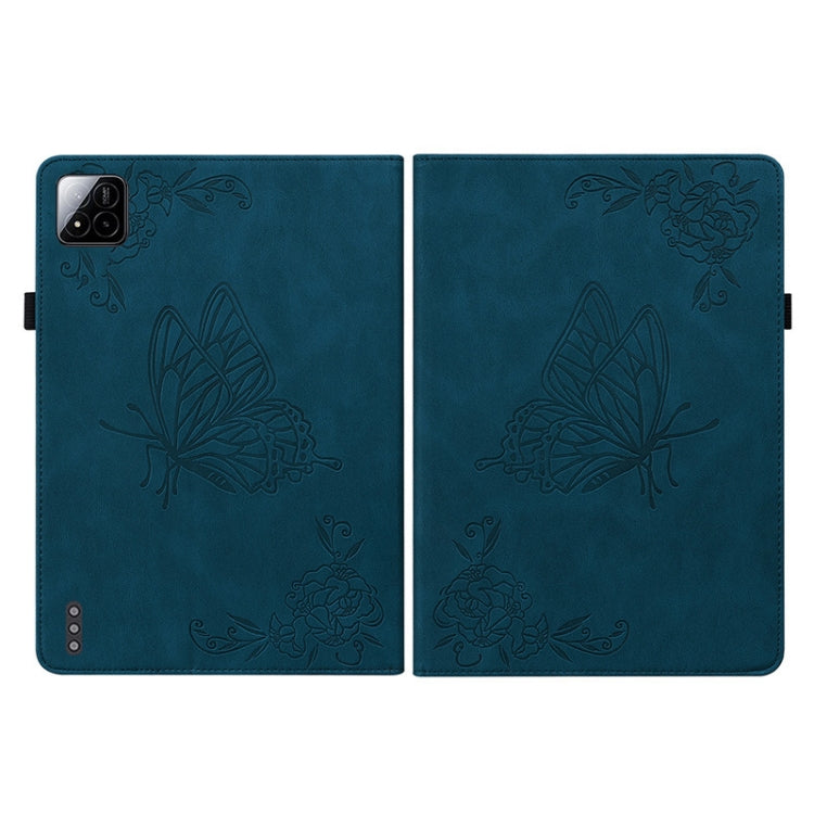 For Xiaomi Pad 7 / Pad 7 Pro Butterfly Flower Embossed Leather Tablet Case