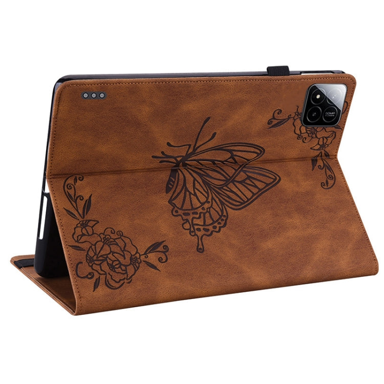 For Xiaomi Pad 7 / Pad 7 Pro Butterfly Flower Embossed Leather Tablet Case