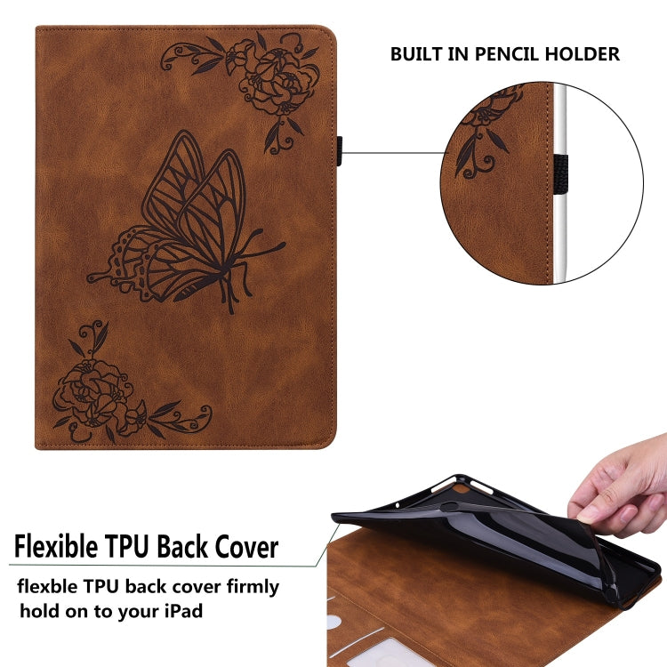 For Xiaomi Pad 7 / Pad 7 Pro Butterfly Flower Embossed Leather Tablet Case