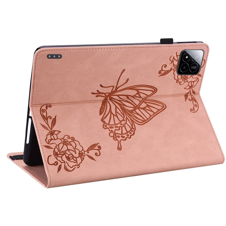 For Xiaomi Pad 7 / Pad 7 Pro Butterfly Flower Embossed Leather Tablet Case