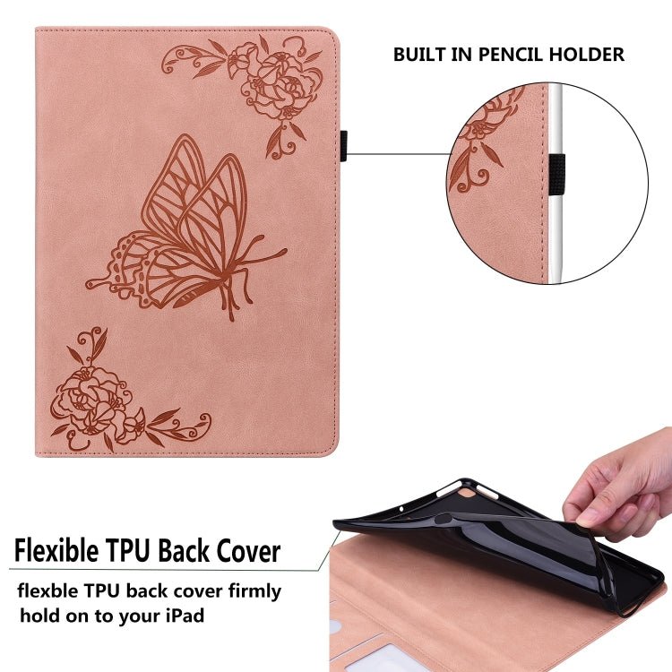 For Xiaomi Pad 7 / Pad 7 Pro Butterfly Flower Embossed Leather Tablet Case
