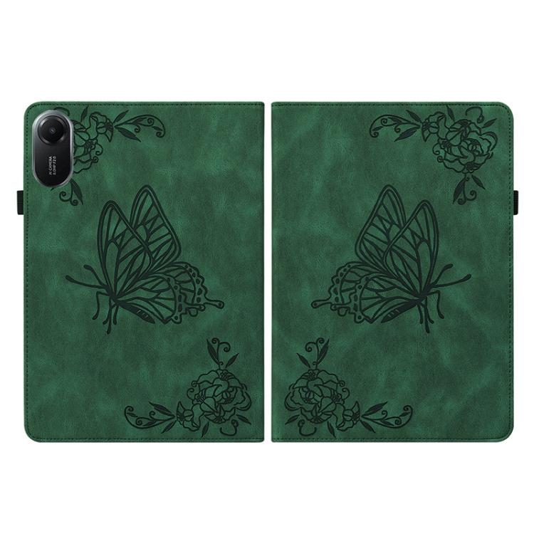 For Redmi Pad 2 / Redmi Pad SE 11 2025 Butterfly Flower Embossed Leather Tablet Case
