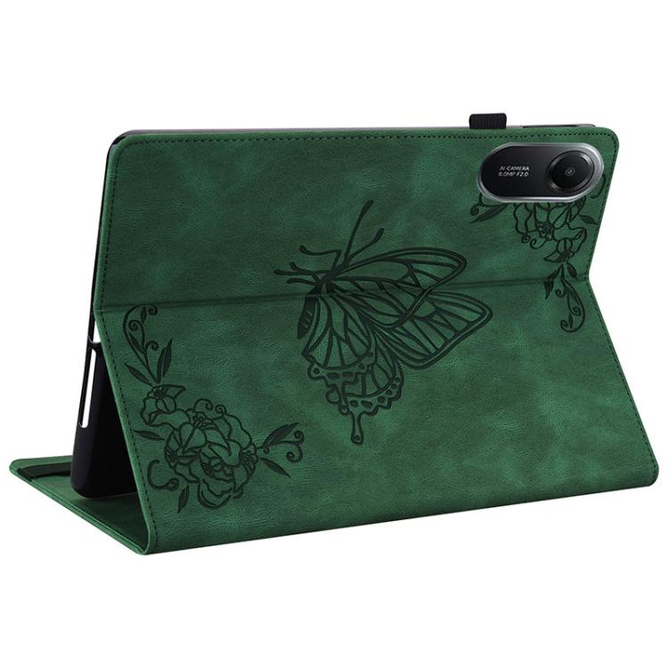 For Redmi Pad 2 / Redmi Pad SE 11 2025 Butterfly Flower Embossed Leather Tablet Case