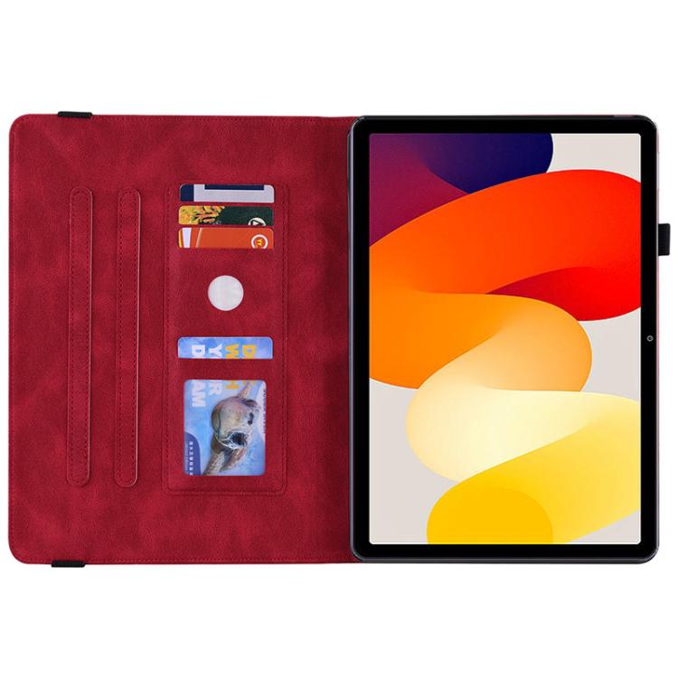 For Redmi Pad 2 / Redmi Pad SE 11 2025 Butterfly Flower Embossed Leather Tablet Case